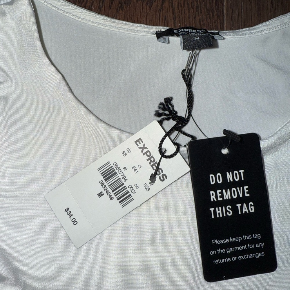 Express White Tank Top - Picture 2 of 3
